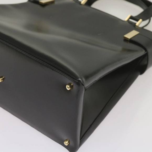 GUCCI Hand Bag Leather 2way Black 000 2046 0562 Auth am5882 - Picture 13 of 16